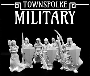 Dungeons and Dragons Townsfolke Military, Characters or NPC's