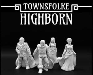 Dungeons and Dragons Townsfolke Highborn, Characters or NPC's