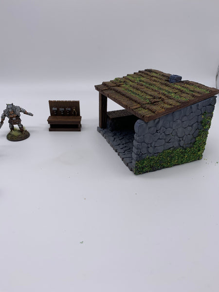 Blacksmith Scenery Piece. Including all Parts shown. Dungeons and Dragons, Pathfinder Scale