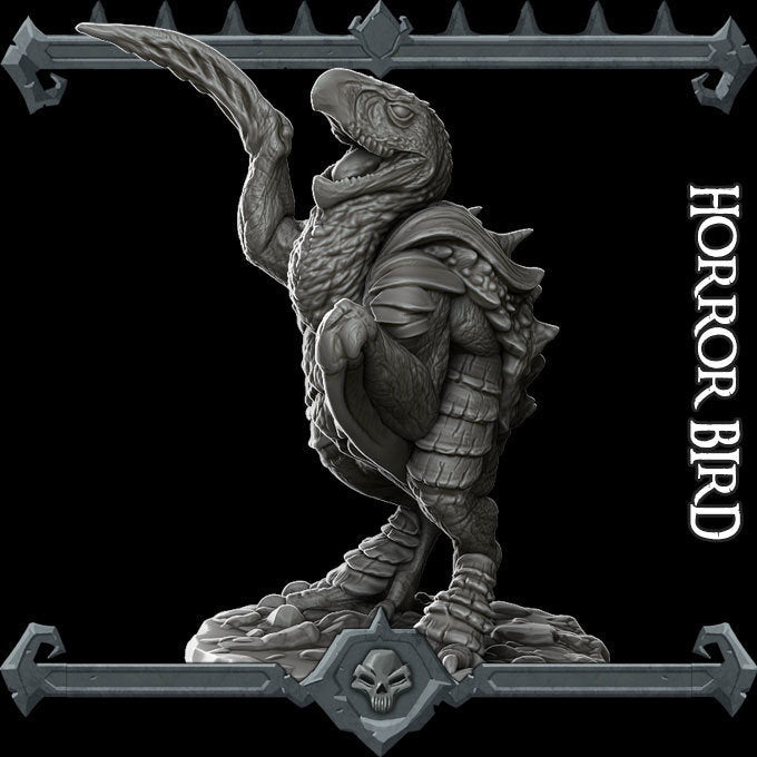 Horror Bird Miniature for Dungeons and Dragons, Pathfinder and any RPG