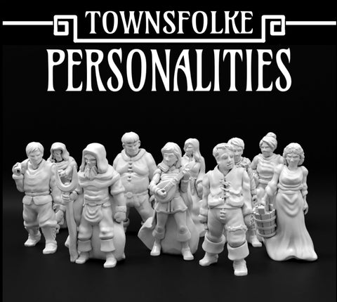 Dungeons and Dragons Townsfolke Personalities, Characters or NPC's