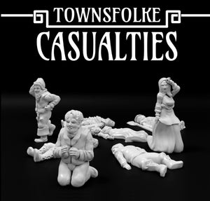 Dungeons and Dragons Townsfolke CASUALTIES, Characters or NPC's