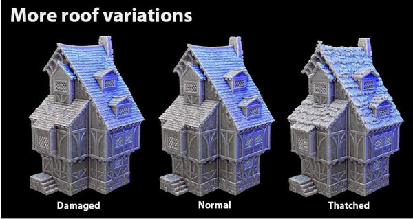 BSG Medieval Home with Roof Variants. You chose!