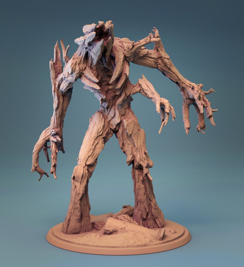 Treant Soldier  from The lord of the Print For Dungeons and Dragons, Painting, or any RPG Game!