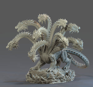 MASSIVE Hydra from Clay Cyanide Miniatures. This piece is very much a Premium Print!