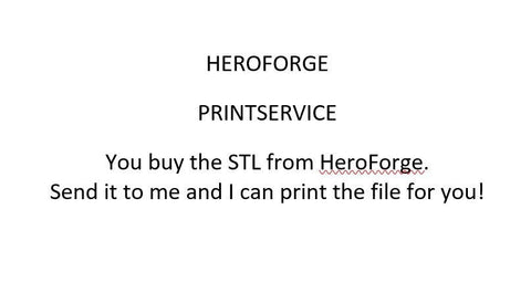 Hero Forge Print Service