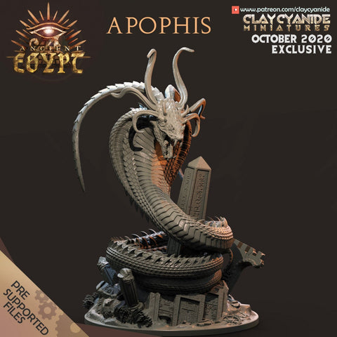 Apophis from Clay Cyanide Miniatures. 4K Resin Print!