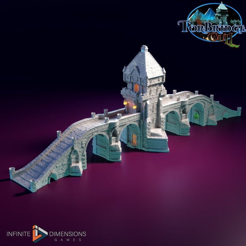 The Great Torbridge DnD Miniature Terrain for Dungeons and Dragons and any RPG Game